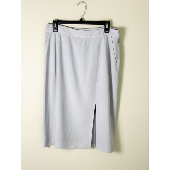 Armani Collezioni Grey wool Skirt size 10 - Picture 1 of 8